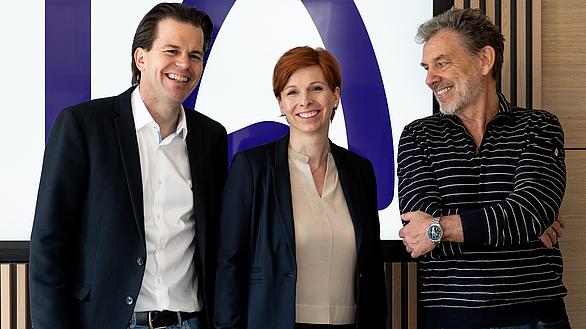 Helmut Kosa, Marion Koll und Michael Heine